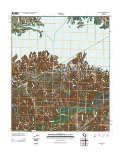 Winkler Texas Historical topographic map, 1:24000 scale, 7.5 X 7.5 Minute, Year 2013