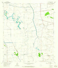 Winnie NW Texas Historical topographic map, 1:24000 scale, 7.5 X 7.5 Minute, Year 1962