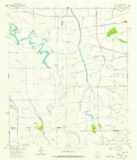 Winnie NW Texas Historical topographic map, 1:24000 scale, 7.5 X 7.5 Minute, Year 1962
