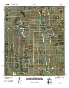 Winnie NW Texas Historical topographic map, 1:24000 scale, 7.5 X 7.5 Minute, Year 2010