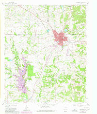 Winnsboro Texas Historical topographic map, 1:24000 scale, 7.5 X 7.5 Minute, Year 1960