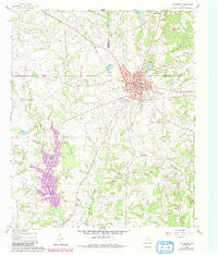 Winnsboro Texas Historical topographic map, 1:24000 scale, 7.5 X 7.5 Minute, Year 1960