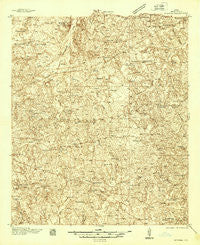 Winona Texas Historical topographic map, 1:48000 scale, 15 X 15 Minute, Year 1938