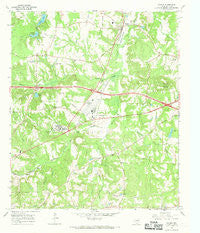 Winona Texas Historical topographic map, 1:24000 scale, 7.5 X 7.5 Minute, Year 1966
