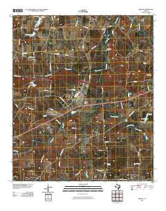 Winona Texas Historical topographic map, 1:24000 scale, 7.5 X 7.5 Minute, Year 2010