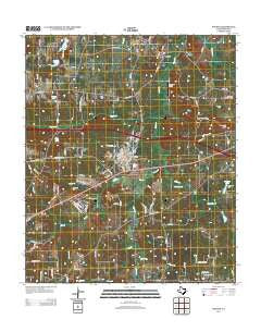 Winona Texas Historical topographic map, 1:24000 scale, 7.5 X 7.5 Minute, Year 2012
