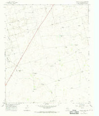 Wolcott Ranch Texas Historical topographic map, 1:24000 scale, 7.5 X 7.5 Minute, Year 1966