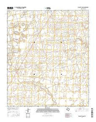 Wolcott Ranch Texas Current topographic map, 1:24000 scale, 7.5 X 7.5 Minute, Year 2016