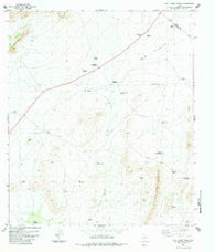 Wolf Camp Hills Texas Historical topographic map, 1:24000 scale, 7.5 X 7.5 Minute, Year 1983