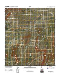 Wolf Camp Hills Texas Historical topographic map, 1:24000 scale, 7.5 X 7.5 Minute, Year 2012