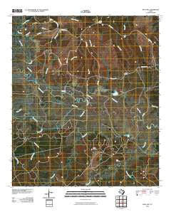 Wolf Hill Texas Historical topographic map, 1:24000 scale, 7.5 X 7.5 Minute, Year 2010