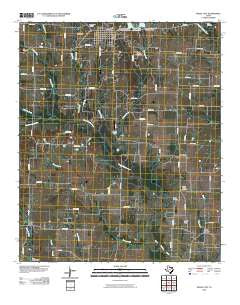 Wolfe City Texas Historical topographic map, 1:24000 scale, 7.5 X 7.5 Minute, Year 2010