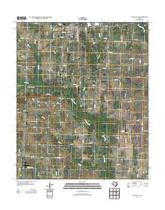 Wolfe City Texas Historical topographic map, 1:24000 scale, 7.5 X 7.5 Minute, Year 2013