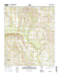 Wolfe City Texas Current topographic map, 1:24000 scale, 7.5 X 7.5 Minute, Year 2016