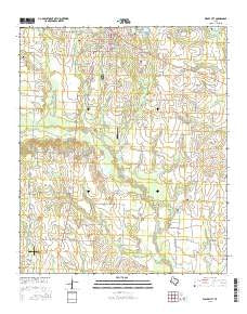 Wolfe City Texas Current topographic map, 1:24000 scale, 7.5 X 7.5 Minute, Year 2016