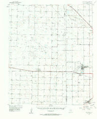 Wolfforth Texas Historical topographic map, 1:62500 scale, 15 X 15 Minute, Year 1957