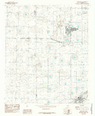 Wolfforth Texas Historical topographic map, 1:24000 scale, 7.5 X 7.5 Minute, Year 1985