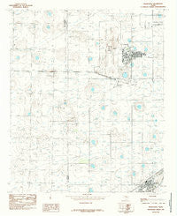 Wolfforth Texas Historical topographic map, 1:24000 scale, 7.5 X 7.5 Minute, Year 1985