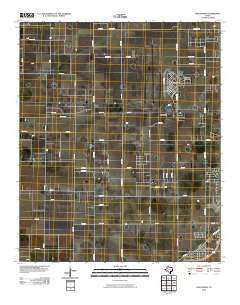 Wolfforth Texas Historical topographic map, 1:24000 scale, 7.5 X 7.5 Minute, Year 2010