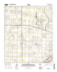 Wolfforth Texas Current topographic map, 1:24000 scale, 7.5 X 7.5 Minute, Year 2016