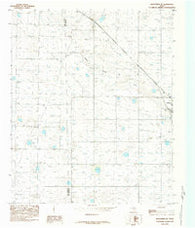 Wolfforth NE Texas Historical topographic map, 1:24000 scale, 7.5 X 7.5 Minute, Year 1985