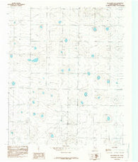 Wolfforth NW Texas Historical topographic map, 1:24000 scale, 7.5 X 7.5 Minute, Year 1985