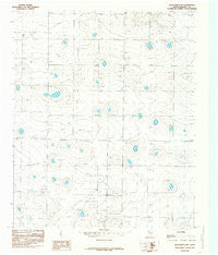 Wolfforth NW Texas Historical topographic map, 1:24000 scale, 7.5 X 7.5 Minute, Year 1985