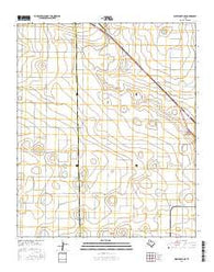 Wolfforth NE Texas Current topographic map, 1:24000 scale, 7.5 X 7.5 Minute, Year 2016