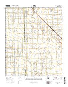 Wolfforth NE Texas Current topographic map, 1:24000 scale, 7.5 X 7.5 Minute, Year 2016