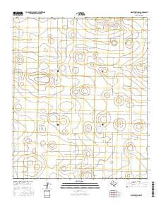 Wolfforth NW Texas Current topographic map, 1:24000 scale, 7.5 X 7.5 Minute, Year 2016