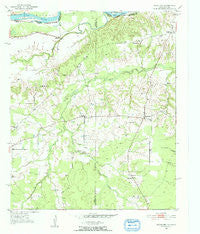 Woodland Texas Historical topographic map, 1:24000 scale, 7.5 X 7.5 Minute, Year 1951