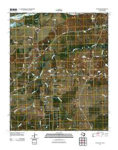 Woodland Texas Historical topographic map, 1:24000 scale, 7.5 X 7.5 Minute, Year 2011