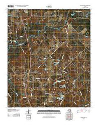 Woodlawn Texas Historical topographic map, 1:24000 scale, 7.5 X 7.5 Minute, Year 2010