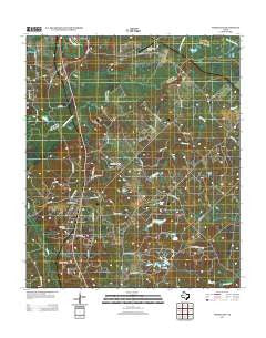 Woodlawn Texas Historical topographic map, 1:24000 scale, 7.5 X 7.5 Minute, Year 2013