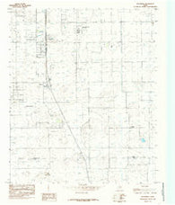 Woodrow Texas Historical topographic map, 1:24000 scale, 7.5 X 7.5 Minute, Year 1985