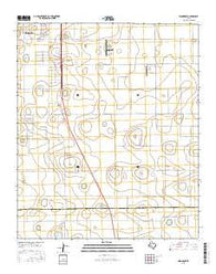 Woodrow Texas Current topographic map, 1:24000 scale, 7.5 X 7.5 Minute, Year 2016