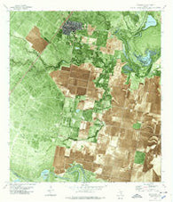 Woodsboro Texas Historical topographic map, 1:24000 scale, 7.5 X 7.5 Minute, Year 1978