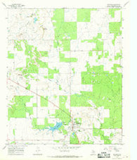 Woodson Texas Historical topographic map, 1:24000 scale, 7.5 X 7.5 Minute, Year 1966