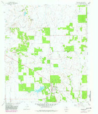 Woodson Texas Historical topographic map, 1:24000 scale, 7.5 X 7.5 Minute, Year 1966