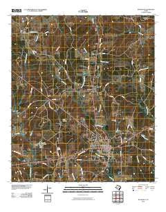Woodville Texas Historical topographic map, 1:24000 scale, 7.5 X 7.5 Minute, Year 2010
