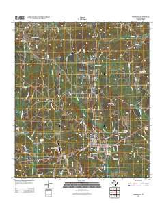 Woodville Texas Historical topographic map, 1:24000 scale, 7.5 X 7.5 Minute, Year 2013