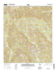Woodville Texas Current topographic map, 1:24000 scale, 7.5 X 7.5 Minute, Year 2016
