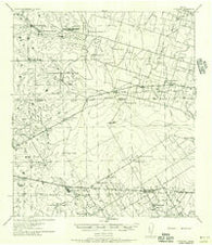 Woodward Texas Historical topographic map, 1:62500 scale, 15 X 15 Minute, Year 1956