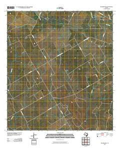 Woodward Texas Historical topographic map, 1:24000 scale, 7.5 X 7.5 Minute, Year 2010