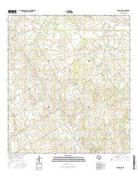 Woodward Texas Current topographic map, 1:24000 scale, 7.5 X 7.5 Minute, Year 2016