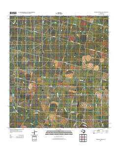 Woodward NE Texas Historical topographic map, 1:24000 scale, 7.5 X 7.5 Minute, Year 2013