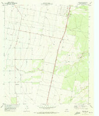 Worsham Texas Historical topographic map, 1:24000 scale, 7.5 X 7.5 Minute, Year 1971
