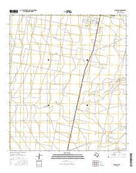 Worsham Texas Current topographic map, 1:24000 scale, 7.5 X 7.5 Minute, Year 2016