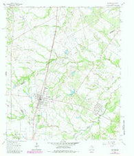 Wortham Texas Historical topographic map, 1:24000 scale, 7.5 X 7.5 Minute, Year 1963