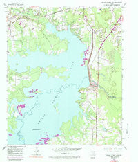Wright Patman Lake Texas Historical topographic map, 1:24000 scale, 7.5 X 7.5 Minute, Year 1954